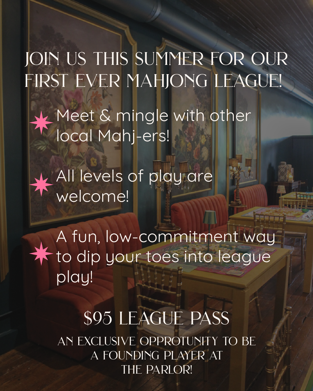 3-Week Mini League | The Parlor | Tuesday Night