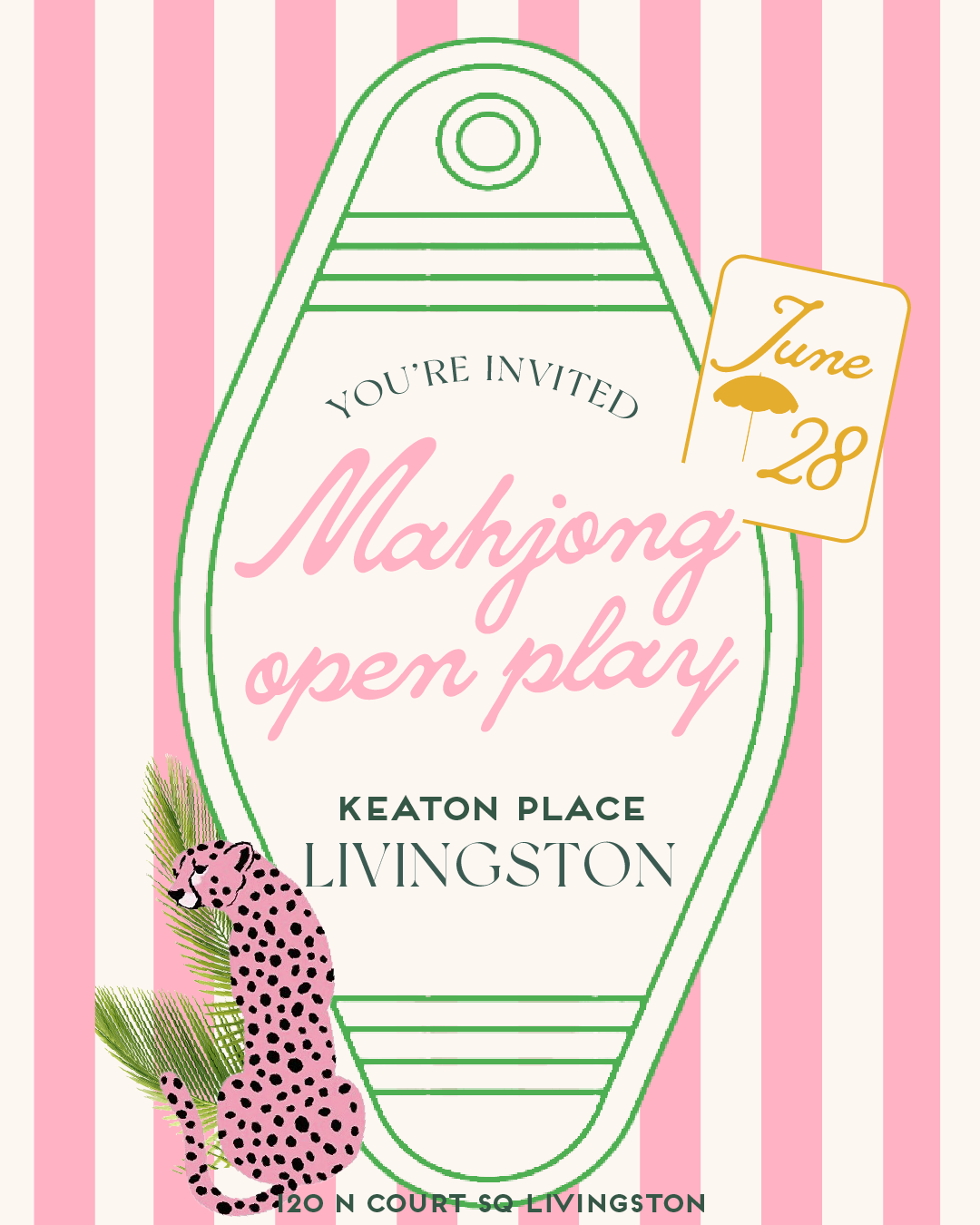 Mahjong Open Play at Keaton Place Livingston | June 28